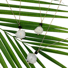 Load image into Gallery viewer, Solar Quartz Lava Necklace