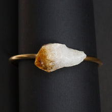 Load image into Gallery viewer, Raw Citrine Bangle, Citrine Bracelet
