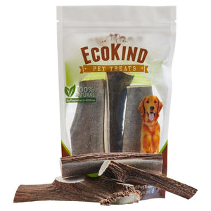 Split Elk Antler Dog Chews