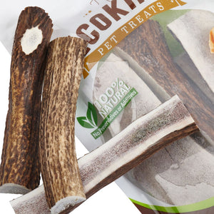 Split Elk Antler Dog Chews