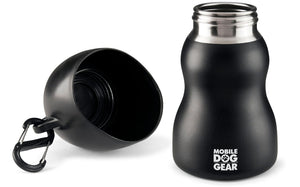 Bundle: MDG 9.5 Oz Water Bottle (Black) and MDG 9.5 Oz Water Bottle (Blue)