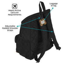 Load image into Gallery viewer, Bundle: ODG Week Away Bag TM (Med/Lg Dogs) (Black) and ODG Weekender Backpack TM (Black)
